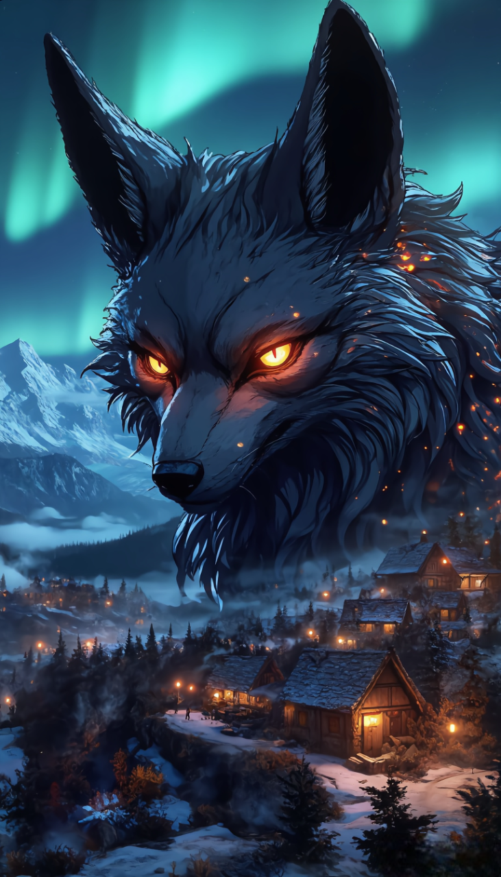 Unreal Engine Style,(ultra realistic,32k,masterpiece:1.4),(high detailed skin:1.1),( high quality:1.1), (ultra high res:1.4), (masterpiece), (beautiful lighting:1.4), (high quality), (high resolution:1.3), (incredibly detailed:1.28), cinematic lighting, masterpiece, perfect anatomy,absurdres, Smooth_Quality, thick outline, black outline, thick lineart, Manga Anime comics style, Godrays, beautiful, viking village, mountains, ancient city, At night, night, aurora, 1girl, Mature adult, viking Kitsune, Solo, detailed face, beautiful face, fierce, intense look, glowing eyes, flaming eyes, surrounded by magic, magical buildup, no mutilation or duplicate body parts, proficiency 100% professionally composition perfectly and epicly in 32k HDI, UHD Octane-render, Alien-engine, vector and cel shading Masterwork quality masterpiece with depth of field, SFE and SFW. Negatives: ugly, disfigured, lowres, bad anatomy, bad hands, extra digits, fewer digits, bad hands, missing fingers, very displeasing, (worst quality, bad quality:1.2), sketch, jpeg artifacts, signature, watermark, username, signature, simple background, bad ai-generated, bad artist